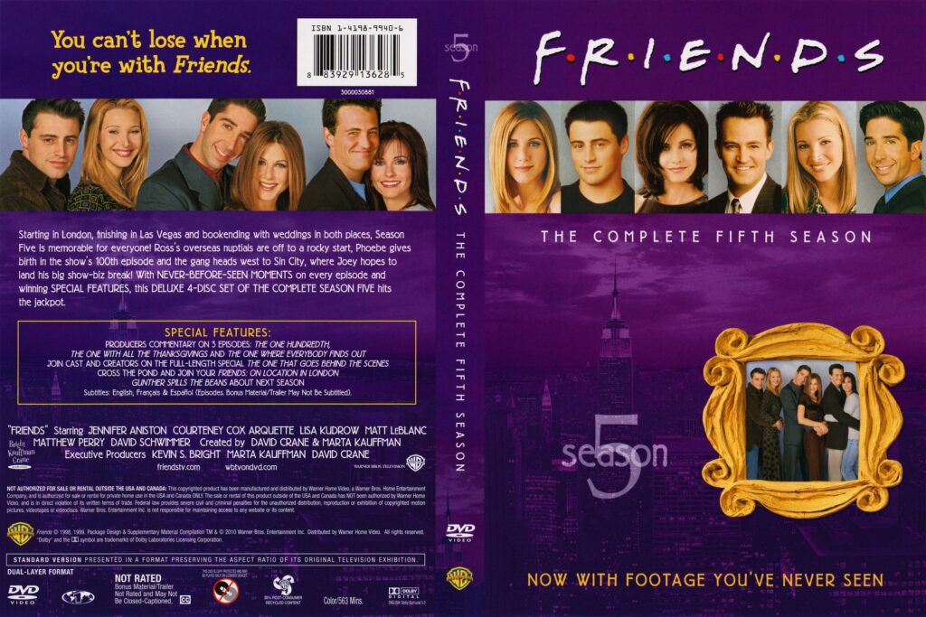 Friends Season 5 DVD Cover